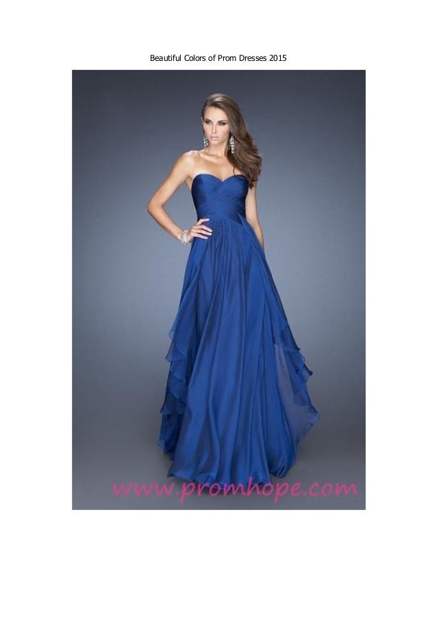 cute colors to wear to prom