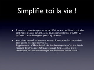 Beautiful CSS : Structurer, documenter, maintenir