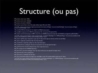 Beautiful CSS : Structurer, documenter, maintenir