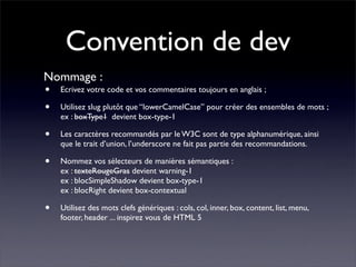 Beautiful CSS : Structurer, documenter, maintenir