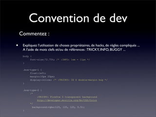 Beautiful CSS : Structurer, documenter, maintenir