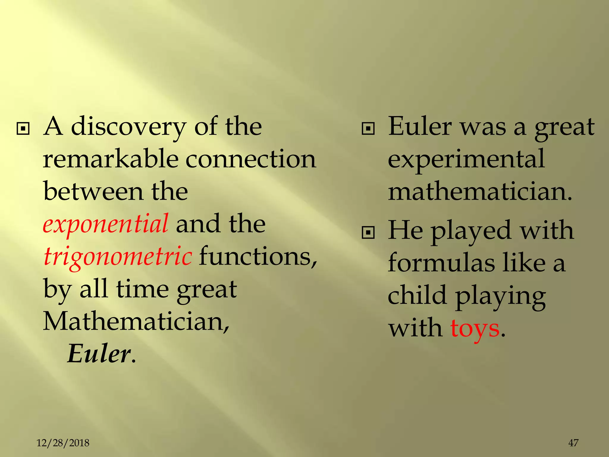 The Most Beautiful Formula PPTX the-most-beautiful-formula-pptx