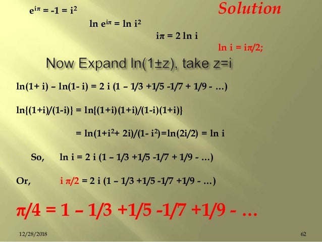 The Most Beautiful Formula