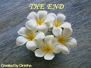 THE END Created by Dinisha 