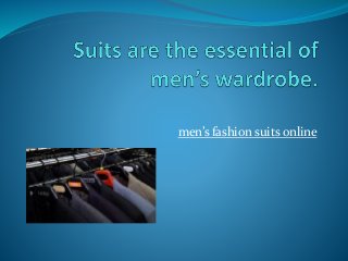 men’s fashion suits online
 