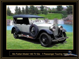 Mc Farlan Model 145 TV Six  7 Passenger Touring 1926 