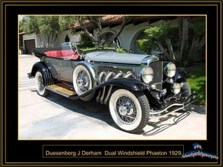 Duesenberg J Derham  Dual Windshield Phaeton 1929 