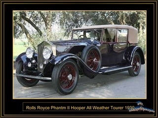Rolls Royce Phantm II Hooper All Weather Tourer 1930  