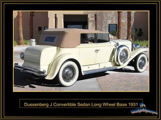 Duesenberg J Convertible Sedan Long Wheel Base 1931 
