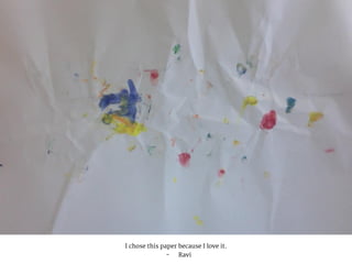 I chose this paper because I love it.
- Ravi
 