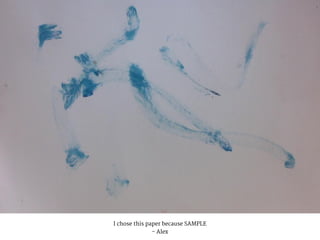 I chose this paper because SAMPLE
- Alex
 