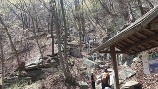Beautiful Spring Scenery of Su-Lak-San Mountain in Seoul 2017.4.23