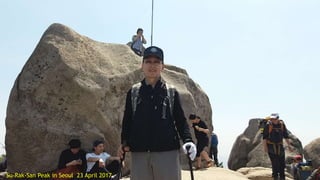 Su-Rak-San Peak in Seoul 23 April 2017
 