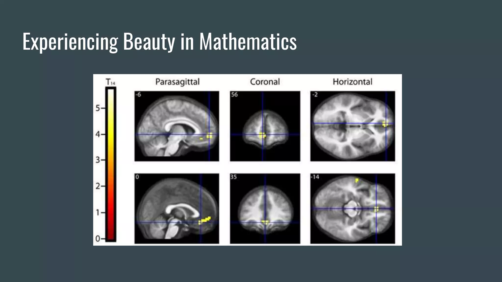 Experiencing Beauty in Mathematics
 