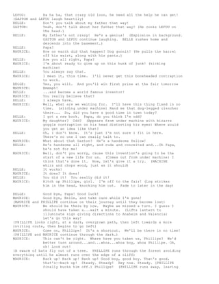Beauty and the beast script | DOCX