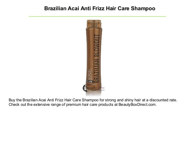 Brazilian Acai Anti Frizz Hair Care Shampoo