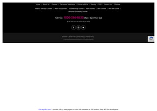 Beauty parlour course in delhi Lakme academy faridabad PPT Beauty parlour course in delhi Lakme academy faridabad PPT