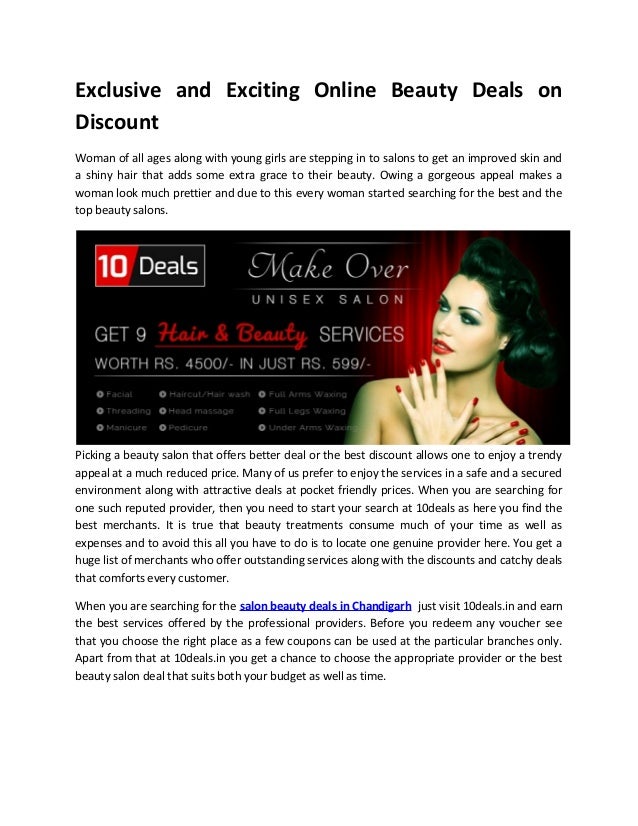 Beauty salon deals in chandigarh