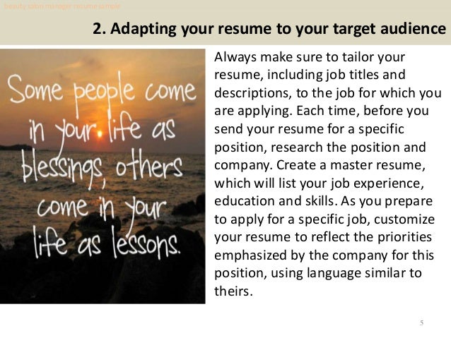 Beauty salon manager resume sample pdf ebook free download