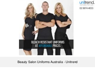 Beauty Salon Uniforms Australia - Unitrend
 