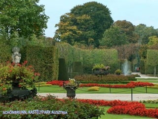 SCHÖNBRUNN, KASTÉLYPARK AUSZTRIA 