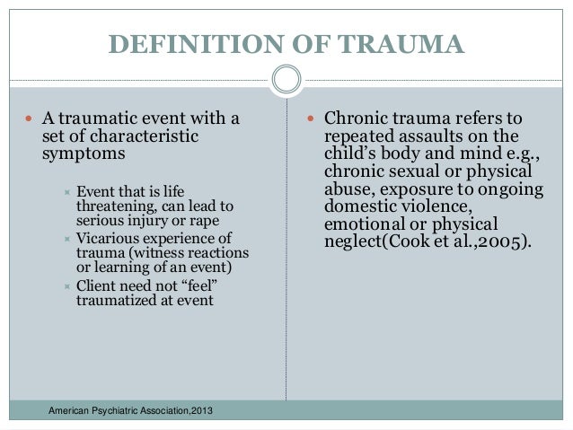 Traumatic Meaning