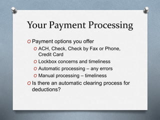 Deduction Management | PPTX