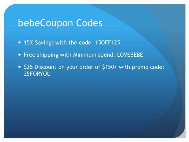 Bebe Coupon Codes Promos And Coupons Bebe Coupon Codes Promos And Coupons