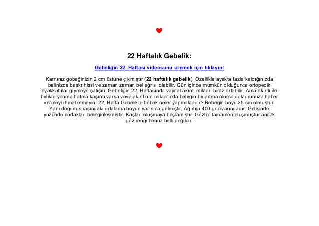 Haftalara Gore Fetusun Boyu Ve Kilosu Hamilelik Com Tr