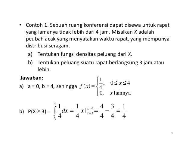 Contoh Soal Distribusi Weibull Dan Penyelesaiannya - Berbagi Contoh Soal