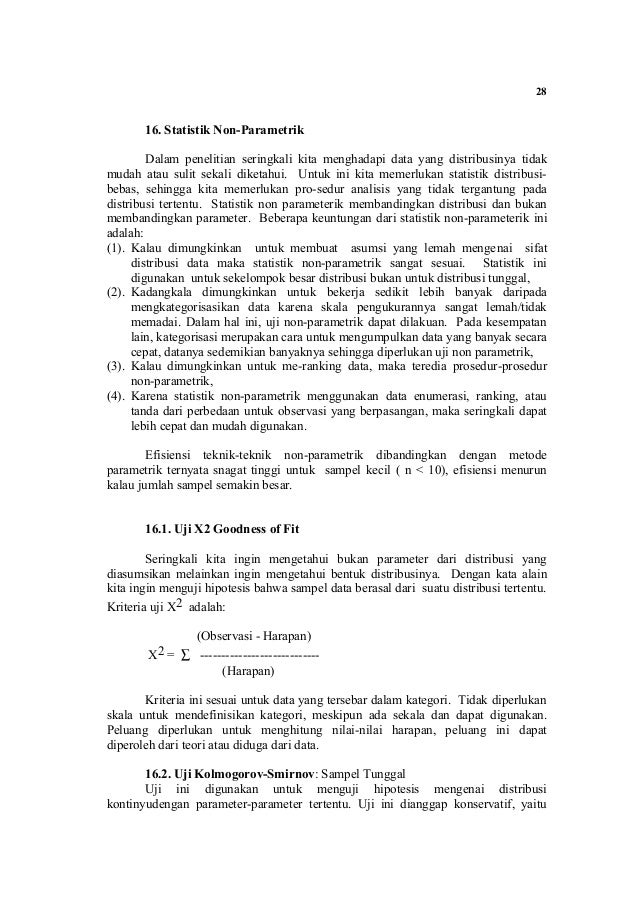Beberapa Model Analisis Data