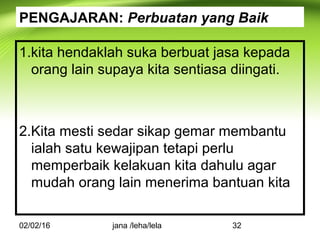 Antologi Sejadah Rindu Prosa Traisional Beberapa Petua Hdup Hidup