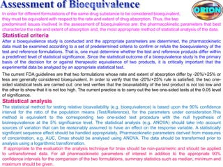 Bio-equivalence and Bio-similarity studies of Drugs | PDF