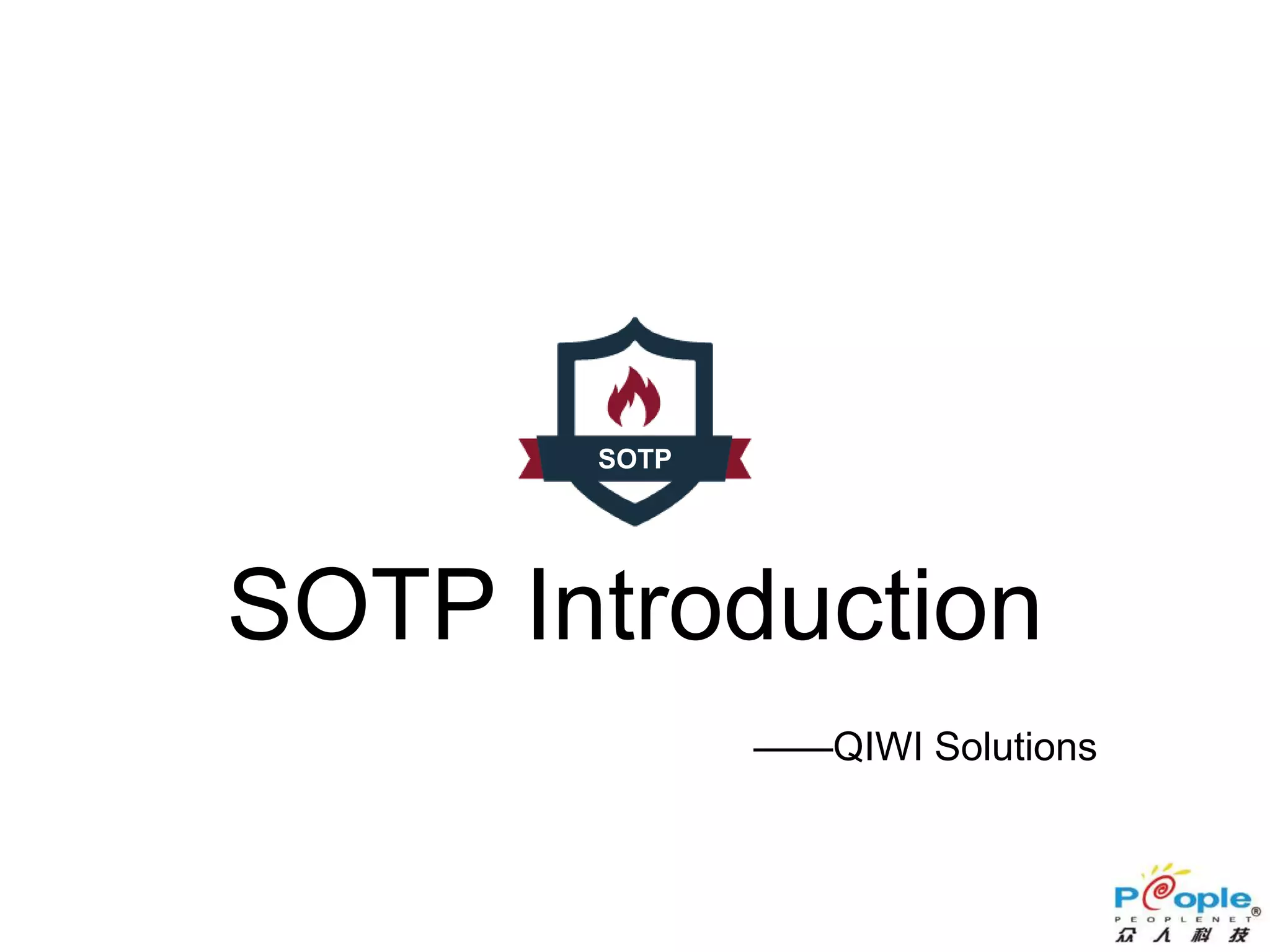 SOTP_Introduction PPT