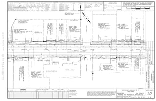 IPF
IPF IPFIPF IPF
IPFIPF
IPF
IPF
IPF
IPF
IPFIPF
IPF
IPF
SillEL
SillEL
IPF
SillEL
WW
SillEL
SillEL
IPF
SillEL
W
IPF
IPFIPF
W
SillEL
W
IPF
SillEL
SillEL
SillEL
SillEL
W
SillEL
IPF
SillEL
IPF
W
SillEL
HARVEYSTREETHARVEYSTREET
RIGHT OF WAY
Y.C.R.D. BK. 380, PG. 503
PLAN BOOK 305, PAGE 29
YORK COUNTY REGISRY OF DEEDS
DATED - AUGUST 26, 2005
BY DOW & COULOMBE, INC.
FOR VACATION PROPERTIES, INC.
PLAN SHOWING A BOUNDARY SURVEY
G
R
ID
N
O
R
T
H
M
A
IN
E
2
0
0
0
W
E
S
T
Z
O
N
E
+58*
T.C.R.
99* S.F.
+18* +38
T.C.R.
102* S.F. 109 S.F.
+10*
+47*
T.C.L.
83* S.F.
+86* +97* +58* +92*
+15*
189* S.F.
+33*+80*
172* S.F.
+80* +81*
170* S.F.
+20*
+14*
272* S.F.
+09*+22*+32*
346* S.F.
PAYTON E. HURLIN
+65*
298* S.F.
STATE AID HIGHWAY NO.13 /MAIN STREET
COMBINED FACTOR - 0.9999767
VERTICAL DATUM - NAVD 88
ZONE - MAINE 2000 WEST ZONE
HORIZONTAL DATUM - US STATE PLANE NAD83(2011)
CONTROL INFORMATION
22,552* S.F. (CALC.)
TOTAL AREA =
346* S.F. (1)
TEMP. CONST. RIGHTS =
ITEM NO. (21)
CATHY T. LANGEVIN
WILLIAM R. LANGEVIN
6,455* S.F. (CALC.)
TOTAL AREA =
535* S.F. (1)
TEMP. CONST. RIGHTS =
ITEM NO. (25)
PAYTON E. HURLIN
3,948* S.F. (CALC.)
TOTAL AREA =
272* S.F. (1)
TEMP. CONST. RIGHTS =
ITEM NO. (27)
MATTHEW BROOKER
13,250* S.F. (CALC.)
TOTAL AREA =
344* S.F. (1)
TEMP. CONST. RIGHTS =
ITEM NO. (28)
YVON J. PAQUET
5,300*S.F.(CALC.)
TOTALAREA=
172*S.F.(1)
TEMP.CONST.RIGHTS=
ITEMNO.(30)
LISAM.BARDEN
5,230*S.F.(CALC.)
TOTALAREA=
211*S.F(1)
TEMP.CONST.RIGHTS=
ITEMNO.(31)
THOMASSANGILLO
4,664*S.F.(CALC.)
TOTALAREA=
83*S.F.(1)
TEMP.CONST.RIGHTS=
ITEMNO.(23)
APEXPROPERTIES,LLC
10’RIGHTOFWAY
5,026*S.F.(CALC.)
TOTALAREA=
109*S.F.(1)
TEMP.CONST.RIGHTS=
ITEMNO.(22)
LILACPROPERTIES,LLC
PROPERTIES, INC.
VACATION
(SURVEY PLAN)
TOTAL AREA = 10,154* S.F.
TEMP. CONST. RIGHTS = 102* S.F. (1)
ITEM NO. (19)
VACATION PROPERTIES, INC.
24’RIGHTOFWAY
18,295*S.F.(PERTOWN)
TOTALAREA=
298*S.F.(1)
TEMP.CONST.RIGHTS=
ITEMNO.(20)
ABILITYEQUIPMENTSALES,INC.
386 MAIN STREET, LLC
8’RIGHT OFWAY
2,552*S.F.(CALC.)
TOTALAREA=
170*S.F.(1)
TEMP.CONST.RIGHTS=
ITEMNO.(29)
JAFENTERPRISE,LLC
12’ PASSAGEWAY
HORRIGANCOURT
10’RIGHTOFWAY
+63
535* S.F.
P.L. P.L. P.L. P.L.
P.L.
P.L.
P.L.
P.L.
P.L.
P.L.
P.L.
P.L.
P.L.
P.L. P.L.
P.L.
P.L.
P.L.
P.L.
P.L.
P.L.
P.L.
P.L.
P.L.
P.L.
TEMP.
CONST.
LIMITS
SIDEWALK SIDEWALK
SIDEWALK
BUILDING
BUILDING
BUILDINGBUILDING
BUILDING
TEMP. CONST. LIMITS
142* S.F.
6,147.5* S.F. (DEED)
TOTAL AREA =
142* S.F. (1)
TEMP. CONST. RIGHTS =
ITEM NO. (24)
DENISE J. DUNN
DAVID A. DUNN
SIDEWALK SIDEWALK
BUILDING BUILDING BUILDING
TEMP. CONST. LTS.
TEMP.
CONST.
LIMITS
344* S.F.
SIDEWALK
TEMP.
CONST.
LTS.
SIDEWALK
TEMP.CONST.
LIMITS
SIDEWALKSIDEWALK
P.L.P.L.
TEMP.
CONST.
LIMITSLIMITSTEMP. CONST. BUILDING
BUILDING
BUILDING
BUILDING
BUILDING
BUILDING
BUILDING
TEMP.
CONST. LIMITS
SIDEWALKSIDEWALKSIDEWALKSIDEWALK
SIDEWALK
TEMP.
CONST.
LIMITS
BUILDING
12,585* S.F. (CALC.)
TOTAL AREA =
189* S.F. (1)
TEMP. CONST. RIGHTS =
ITEM NO. (26)
HOLLYDAY MULTI, LLC
P.L.
P.L.
OLDINGS
S = 428* S.F. (1)
ILROAD
REA
=
VAST
HOLDINGS
T.RIGHTS
=
204*
S.F.(2)
NE
RAILROAD
20+00 21+00 22+00 23+00 24+00 25+00
NO. GRANTOR INSTRUMENT DATE BOOK PAGE
COUNTY RECORD
SHEET NUMBER
OF
DATE
COMMISSIONER
CHIEF ENGINEER
REVISIONS
NO. DATE DESCRIPTION BY
RIGHTOFWAYMAP
STATEOFMAINE
DEPARTMENTOFTRANSPORTATION
ITEMTECHCHECKED
RIGHT-OF-WAY MAP
WIN
PLAN FILED IN PLAN BOOK PAGE
HIGHWAYDivision:Filename:...10ROWMSTA037_RWPLAN3.dgnUsername:Date:7/28/2015Katherine.S.Gray STATE OF MAINE
REGISTRY OF DEEDS
COUNTY
RECEIVED
Attest:
,
REGISTER
Plan Book , Page
at h m M and recorded in
Town, County, State
Ledge
Trees
Tree Line
Conifer
Catch Basin
Manhole
Deciduous
Utlity Pole
Telephone Line
Traverse Point
IPFIRF
Electric Line
Sewer Manhole
Control Of Access
Limits of Wrought Portion L.O.W.P.
Water Line
Sanitary Sewer
Guardrail
Existing Right of Way
Water Edge
Bush Line
P.L.
Fence
Underdrain Line
PLAN LEGEND
Culvert
Gas Line
Traveled WayApprox. Property Lines
Sign
Fire Hydrant
Monument
Building
C.O.A.
Cut Line Fill Line
Clearing Limit Line Stonewall
AREAS
EXISTINGCONDITIONPLAN
FINALRIGHTOFWAY
between abutters are approximate and for general reference purposes only.
See sheet X of this plan set for coordinates. (3) Other boundary lines, including lines
Exceptions: (1) No separate survey report, (2) Monumentation only as shown on plan.
Maine Board of Licensure for Professional Land Surveyors 02-360 CMR, Chapter 90;
are based upon a survey conforming to the Standards of Practice promulgated by the
To the best of my knowledge and belief the Highway Right of Way lines depicted hereon
New Right of Way
New Easement
New Temporary Rights
10+00 11+00Baseline 12+00
New R/W Along Existing R/W
New R/W Within Existing R/W
Pipe Found
Well
WELL
Existing Proposed
Ditch
16STATEHOUSESTATION-AUGUSTA,ME04333-0016-207-624-3460
CHAIN LINK BARB WIRE STOCKADE
Replacement Pin Set
Iron Rod Found
Retaining Wall
Mailbox
Rock/Boulder Flag Pole
Existing Proposed
Curbing
ABUTTING PROPERTY OWNERS.
IT CANNOT BE USED TO ESTABLISH LEGAL BOUNDARIES BETWEEN
ACQUISITION OF REAL PROPERTY FOR TRANSPORTATION PURPOSES.
THIS PLAN WAS PREPARED IN CONNECTION WITH THE DEPARTMENT’S
Scale of Feet
020 20 40 60 80
20291.10
FEDERAL AID PROJECT NO. STP-2029(110)
BIDDEFORD
BIDDEFORD
YORK COUNTY
STATE AID HIGHWAY NO. 13
MAIN STREET
G.L.L.
G.L.L.
JANUARY 2015
DAVID BERNHARDT
JOYCE NOEL TAYLOR
SHEET 3 OF 4SCALE 1"= 20’
D.O.T. FILE NO. 16-505
37
38
 
