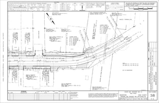 IPFIPF
SillEL
SillEL
W
W
SillEL
G
IPF
SillEL
SillEL
W
IPF
IPF
IPF
SillEL
W
W
WESTERNAVENUE
PLAN BOOK 15, PAGE 15
YORK COUNTY REGISTRY OF DEEDS
DATED - AUGUST 12, 1943
BY LIBBY & DOW ENGINEERS
OF PEPPERELL M’F’G CO.
PLAN SHOWING LAND
L.O.W.P.
PLAN V2 ME/97B
LAST REVISION DATE - DECEMBER 3, 1965
DATED - JUNE 30, 1914
STATION 4940+67 TO STATION 4993+47
OPERATED BY THE BOSTON AND MAINE RAILROAD
BOSTON AND MAINE RAILROAD
RIGHT OF WAY AND TRACK MAP
TO
SO
U
TH
STR
EET
G
R
ID
N
O
R
T
H
M
A
IN
E
2
0
0
0
W
E
S
T
Z
O
N
E
+33* +83*+80*
172* S.F.
211* S.F.
L.O.W
.P.
L.O
.W
.P.
WROUGHT PORTION (L.O.W.P.)
HIGHWAY PURPOSES WITHIN LIMITS OF
NOTE: PRESCRIPTIVE EASEMENT FOR
TEMP.
CONST.
+33*
+52*
157* S.F.
LIM
ITS
+11
+54
248*
S.F.
+12
+69*
TEMP. CONST. LIMITS
973* S.F.
+12*
322* S.F.
+40*
380* S.F.
+80* +81*
170* S.F.
+20*
STATE AID HIGHWAY NO.13 /MAIN STREET
16.62’
18.62’
COMBINED FACTOR - 0.9999767
VERTICAL DATUM - NAVD 88
ZONE - MAINE 2000 WEST ZONE
HORIZONTAL DATUM - US STATE PLANE NAD83(2011)
CONTROL INFORMATION
S.F. (CALC.)
AREA =
S.F. (1)
ONST. RIGHTS =
O. (27)
W BROOKER
S.F. (CALC.)
REA =
.F. (1)
ONST. RIGHTS =
. (28)
AQUET
5,300*S.F.(CALC.)
TOTALAREA=
172*S.F.(1)
TEMP.CONST.RIGHTS=
ITEMNO.(30)
LISAM.BARDEN
5,230*S.F.(CALC.)
TOTALAREA=
211*S.F(1)
TEMP.CONST.RIGHTS=
ITEMNO.(31)
THOMASSANGILLO
18,363* S.F. (CALC.)
TOTAL AREA =
157* S.F. (1)
TEMP. CONST. RIGHTS =
ITEM NO. (34)
MAIN STREET STORAGE LLC
2,552*S.F.(CALC.)
TOTALAREA=
170*S.F.(1)
TEMP.CONST.RIGHTS=
ITEMNO.(29)
JAFENTERPRISE,LLC
HORRIGANCOURT
6,061* S.F. (CALC.)
TOTAL AREA =
380* S.F. (1)
TEMP. CONST. RIGHTS =
ITEM NO. (32)
DAVID M. BRIDGES
4,456*S.F.(CALC.)
TOTALAREA=
322*S.F.(1)
TEMP.CONST.RIGHTS=
ITEMNO.(33)
N/K/ATCIOFSOUTHERNMAINE
MAINE,INC.
HERITAGECABLEVISIONOF
MARCEL J. TREMBLAY, INC.
P.L.
P.L.
P.L.
P.L. P.L.
P.L.
P.L.
P.L.
P.L.
P.L.
P.L.
P.L.
P.L.
P.L.
BUILDING
BUILDING
BUILDING
TEMP.
CONST.
LTS.
SIDEWALK
SIDEWALK
TEMP. CONST. LIMITS
LIMITS
TEMP. CONST. LIMITS
SIDEWALK
CITY OF BIDDEFORD
TEM
P.CO
N
ST.
SIDEWALK
TOTAL AREA =
TEMP. CONST. RIGHTS = 973* S.F. (1)
ITEM NO. (35)
CITY OF BIDDEFORD
SIDEWALKSIDEWALK
BUILDING
TEMP. CONST.
LIMITS
TEMP.CONST.
LIMITS
SIDEWALK
LIMITS
TEMP. CONST.
LIMITS
BUILDING
RIGHTOFWAYTOOTHERS
PLAN BOOK 3, PAGE 11 & 21
YORK COUNTY REGISTRY OF DEEDS
DATED FEBRUARY 9, 1878
BY JAMES HADE
BELONGING TO R. W. RANDALL
PLAN OF HOUSE LOTS
PLAN BOOK 15, PAGE 18
YORK COUNTY REGISTRY OF DEEDS
VAL. SEC.3 - MAP 93 - PT. PCLS 3 & 4 ON MAP 92
DATED - NOVEMBER 1945
BIDDEFORD - SACO GRAIN COMPANY
BOSTON & MANE RAILROAD TO
PLAN OF LAND
100.55’
STA.
29+
93.89
EN
D
B.L.
134.63’
SEE SHEET NO. 2 FOR ITEM NO. (38)
SEE SHEET NO. 1 FOR ITEM NO. (37)
NOTE:
BOSTONANDMAINERAILROAD
TEMP.CONST.RIGHTS=248*S.F.(1)
ITEMNO.(36)
BOSTONANDMAINERAILROAD
25+00 26+00 27+00
28+00
29+
00
2
9
+
9
4
2
9
+
9
4
PC=STA.27+23.47
PT
=
STA.28+24.02PC
=
STA.28+42.64
PT
=
S
TA
.
2
9
+
7
7
.2
7
PO
E
=
S
TA
.
2
9
+
9
3
.8
9
E = 4.66’
T = 50.84’
L = 100.55’
R = 275.00’
PI = 27+74.31
CURVE DATA
E = 3.18’
T = 67.51’
L = 134.63’
R = 716.00’
PI = 29+10.15
CURVE DATA
NO. GRANTOR INSTRUMENT DATE BOOK PAGE
COUNTY RECORD
SHEET NUMBER
OF
DATE
COMMISSIONER
CHIEF ENGINEER
REVISIONS
NO. DATE DESCRIPTION BY
RIGHTOFWAYMAP
STATEOFMAINE
DEPARTMENTOFTRANSPORTATION
ITEMTECHCHECKED
RIGHT-OF-WAY MAP
WIN
PLAN FILED IN PLAN BOOK PAGE
HIGHWAYDivision:Filename:...10ROWMSTA038_RWPLAN4.dgnUsername:Date:7/28/2015Katherine.S.Gray STATE OF MAINE
REGISTRY OF DEEDS
COUNTY
RECEIVED
Attest:
,
REGISTER
Plan Book , Page
at h m M and recorded in
Town, County, State
Ledge
Trees
Tree Line
Conifer
Catch Basin
Manhole
Deciduous
Utlity Pole
Telephone Line
Traverse Point
IPFIRF
Electric Line
Sewer Manhole
Control Of Access
Limits of Wrought Portion L.O.W.P.
Water Line
Sanitary Sewer
Guardrail
Existing Right of Way
Water Edge
Bush Line
P.L.
Fence
Underdrain Line
PLAN LEGEND
Culvert
Gas Line
Traveled WayApprox. Property Lines
Sign
Fire Hydrant
Monument
Building
C.O.A.
Cut Line Fill Line
Clearing Limit Line Stonewall
AREAS
EXISTINGCONDITIONPLAN
FINALRIGHTOFWAY
between abutters are approximate and for general reference purposes only.
See sheet X of this plan set for coordinates. (3) Other boundary lines, including lines
Exceptions: (1) No separate survey report, (2) Monumentation only as shown on plan.
Maine Board of Licensure for Professional Land Surveyors 02-360 CMR, Chapter 90;
are based upon a survey conforming to the Standards of Practice promulgated by the
To the best of my knowledge and belief the Highway Right of Way lines depicted hereon
New Right of Way
New Easement
New Temporary Rights
10+00 11+00Baseline 12+00
New R/W Along Existing R/W
New R/W Within Existing R/W
Pipe Found
Well
WELL
Existing Proposed
Ditch
16STATEHOUSESTATION-AUGUSTA,ME04333-0016-207-624-3460
CHAIN LINK BARB WIRE STOCKADE
Replacement Pin Set
Iron Rod Found
Retaining Wall
Mailbox
Rock/Boulder Flag Pole
Existing Proposed
Curbing
ABUTTING PROPERTY OWNERS.
IT CANNOT BE USED TO ESTABLISH LEGAL BOUNDARIES BETWEEN
ACQUISITION OF REAL PROPERTY FOR TRANSPORTATION PURPOSES.
THIS PLAN WAS PREPARED IN CONNECTION WITH THE DEPARTMENT’S
Scale of Feet
020 20 40 60 80
20291.10
FEDERAL AID PROJECT NO. STP-2029(110)
BIDDEFORD
BIDDEFORD
YORK COUNTY
STATE AID HIGHWAY NO. 13
MAIN STREET
G.L.L.
G.L.L.
JANUARY 2015
DAVID BERNHARDT
JOYCE NOEL TAYLOR
SHEET 4 OF 4SCALE 1"= 20’
D.O.T. FILE NO. 16-505
38
38
 