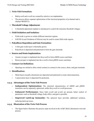 BEC602-Module-3-1_Notes.pdf. Vlsi design and testing notes | PDF