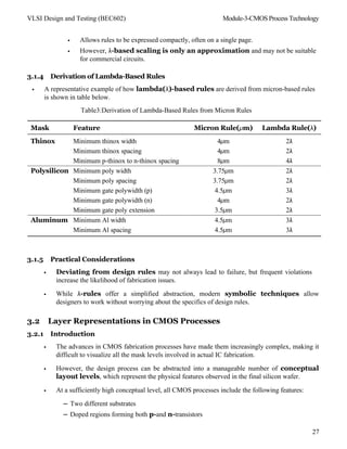 BEC602-Module-3-1_Notes.pdf. Vlsi design and testing notes | PDF