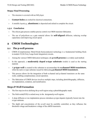 BEC602-Module-3-1_Notes.pdf. Vlsi design and testing notes | PDF