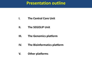 BecA hub research, facilities, and capacity building