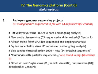 BecA hub research, facilities, and capacity building