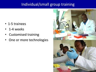 BecA hub research, facilities, and capacity building