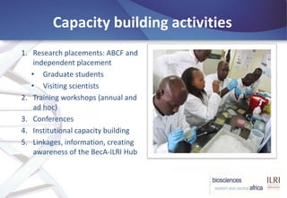 BecA-ILRI Hub: Mobilizing biosciences for Africa’s development