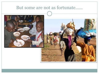 But some are not as fortunate……
 