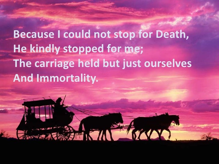 comparison of because i could not Get an answer for 'compare and contrast essay on two poems of emily dickinsonthe poems are because i could not stop for death and i heard a fly buzz when i died' and find homework help for . comparison of because i could not Get an answer for 'compare and contrast essay on two poems of emily dickinsonthe poems are because i could not stop for death and i heard a fly buzz when i died' and find homework help for .