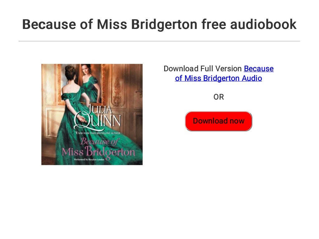 the other miss bridgerton free read