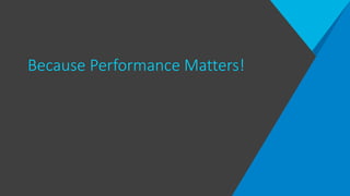 Because Performance Matters!
 