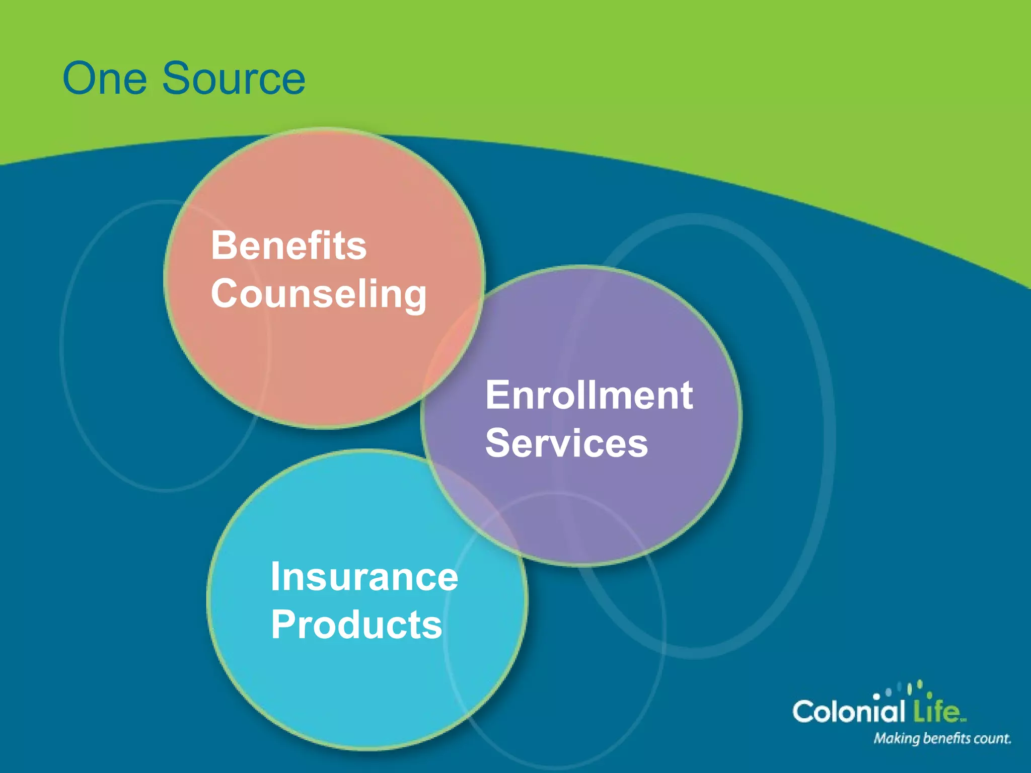 One Source Benefits Counseling  Enrollment Services Insurance Products 