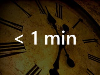 < 1 min
 