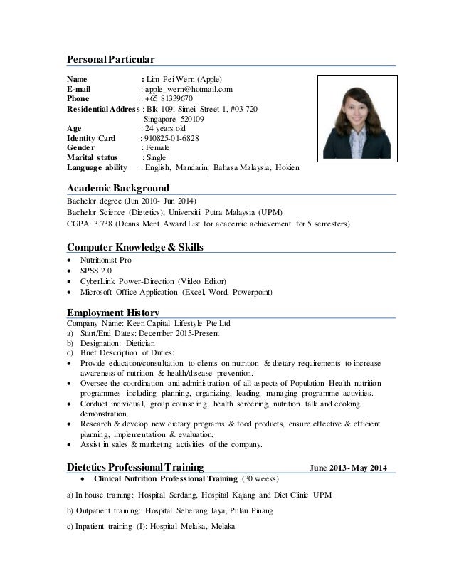 resume malaysia